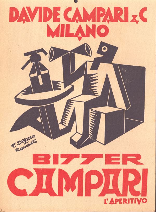 FORTUNATO DEPERO - Davide Campari & C. Bitter Campari