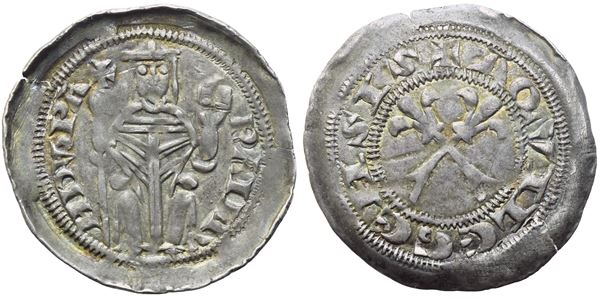 AQUILEIA. Raimondo della Torre (1273-1298). Denaro; Ag (1,04 g; 22,2 mm)
