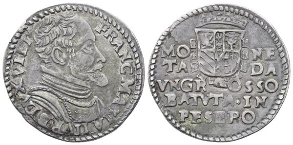 PESARO. Francesco Maria II Della Rovere (1574-1624), Grosso; Ag (2,50 g; 21,2 mm)