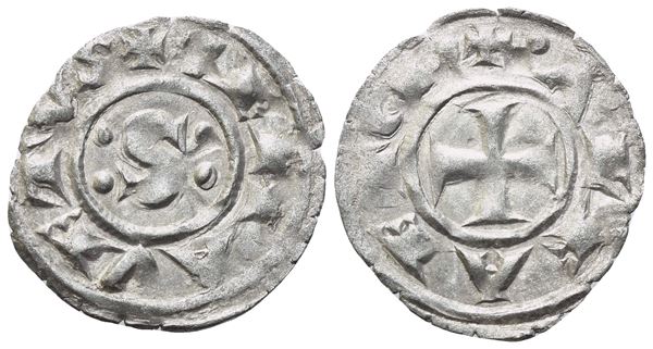 SIENA. Repubblica (sec. XII – 1390). Denaro; Ag (0,70 g; 17,8 mm)
