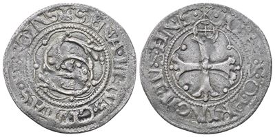 Siena, Repubblica di Grossetto, da 4 soldi (1516-1526), Ag 1 g