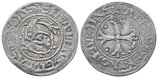 SIENA. Repubblica. Grossetto da 4 soldi (1516-1526); Ag (1 g; 19 mm)