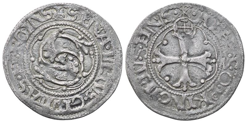 Siena, Repubblica di Grossetto, da 4 soldi (1516-1526), Ag 1 g