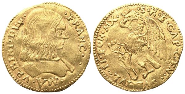 URBINO. Francesco Maria I della Rovere  (1508-1538), Ducato d'oro; Au (3,48 g; 21 mm)