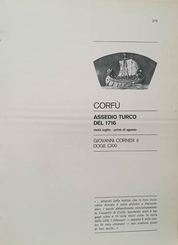 Traina M. – gli Assedi e le Loro Monete. –. Corfù: Assedio Turco del 1716.bologna, 1975. Pp. 12, ...
