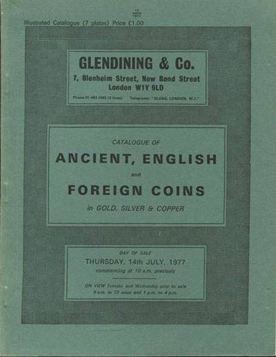 Glendining & Co. – London, 16th And 17th November 1977. Catalogue Of Ancient, English And Foreign...