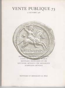 Munzen Und Medaillen Ag - Auktion 73. Basel, 17-10-1988. Monnaies Greques Et Romaines, Coins Of T...