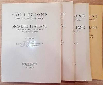 Ratto M. – Milano, 11-13 Novembre 1971 – 25 Novembre 1972. Collezione del Comm. Aldo Curatolo. Mo...