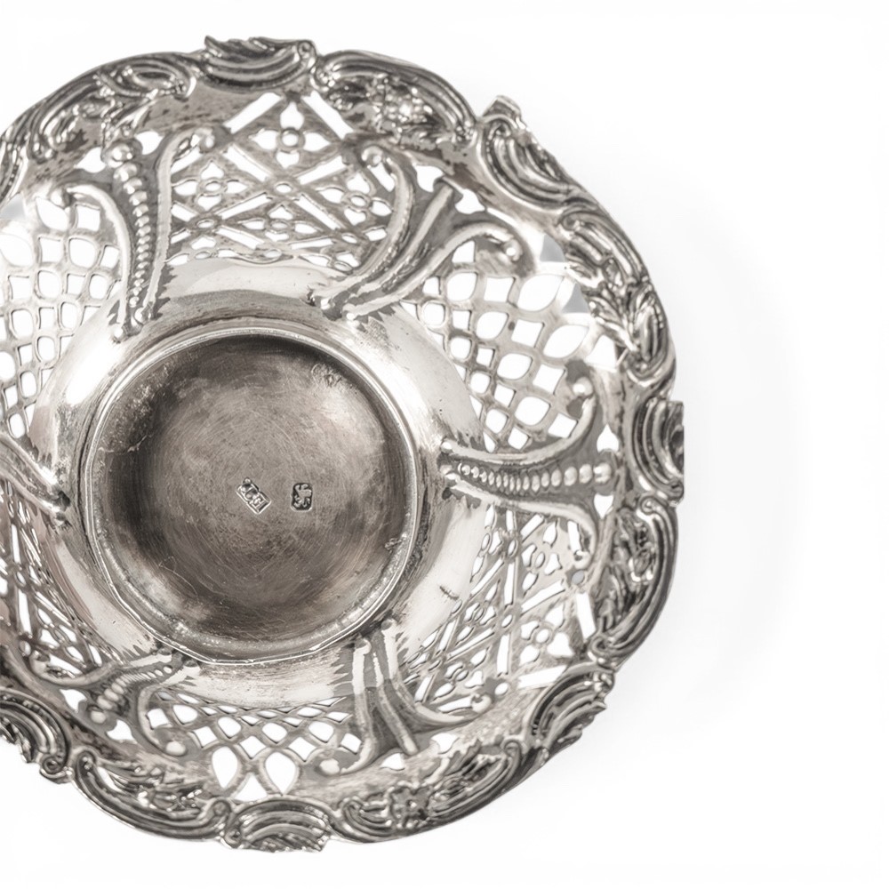 Epergne georgiana inglese in argento