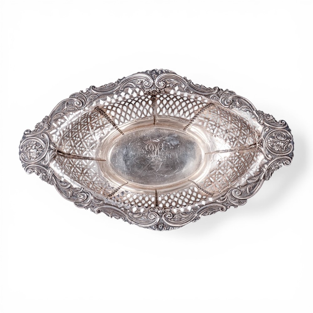 Epergne georgiana inglese in argento