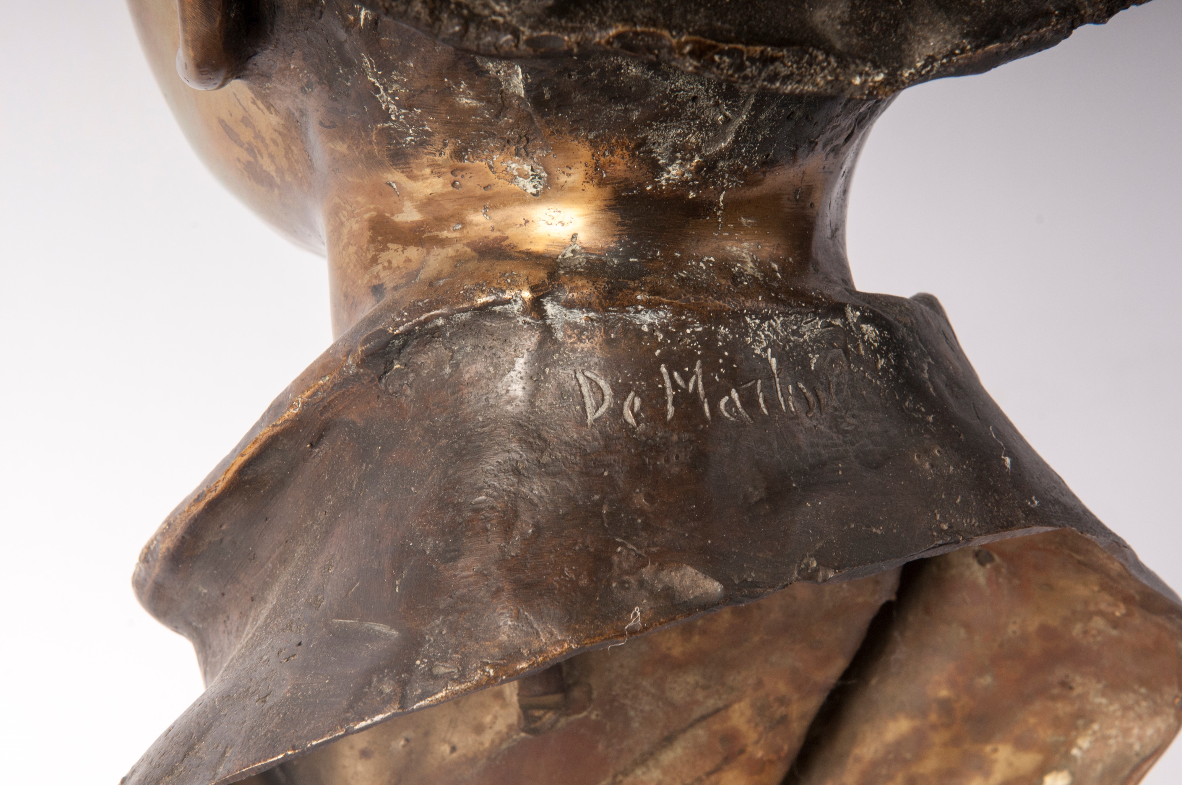 Scugnizzo, busto in bronzo