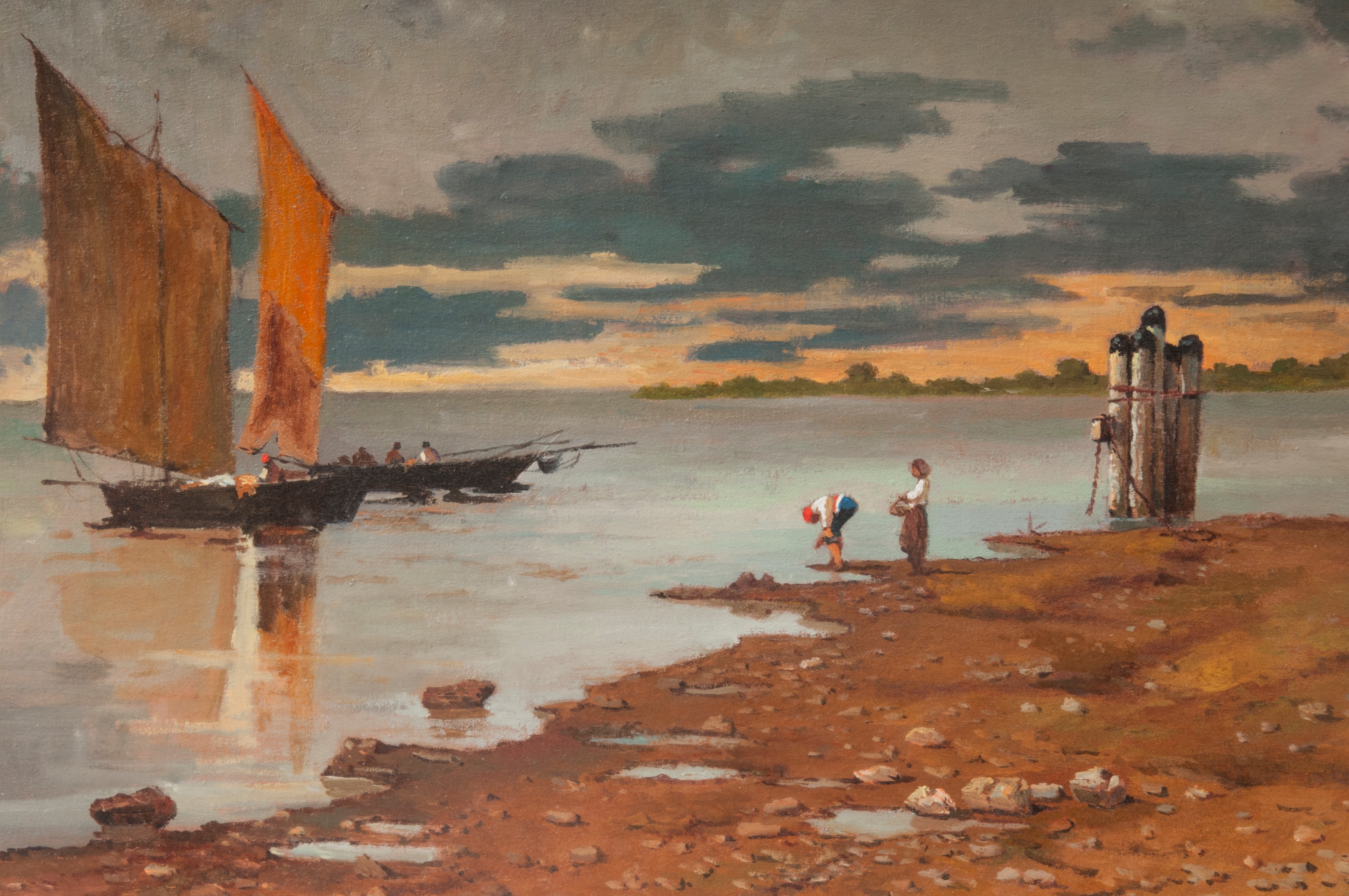 Guglielmo Ciardi - Bonaccia in Laguna