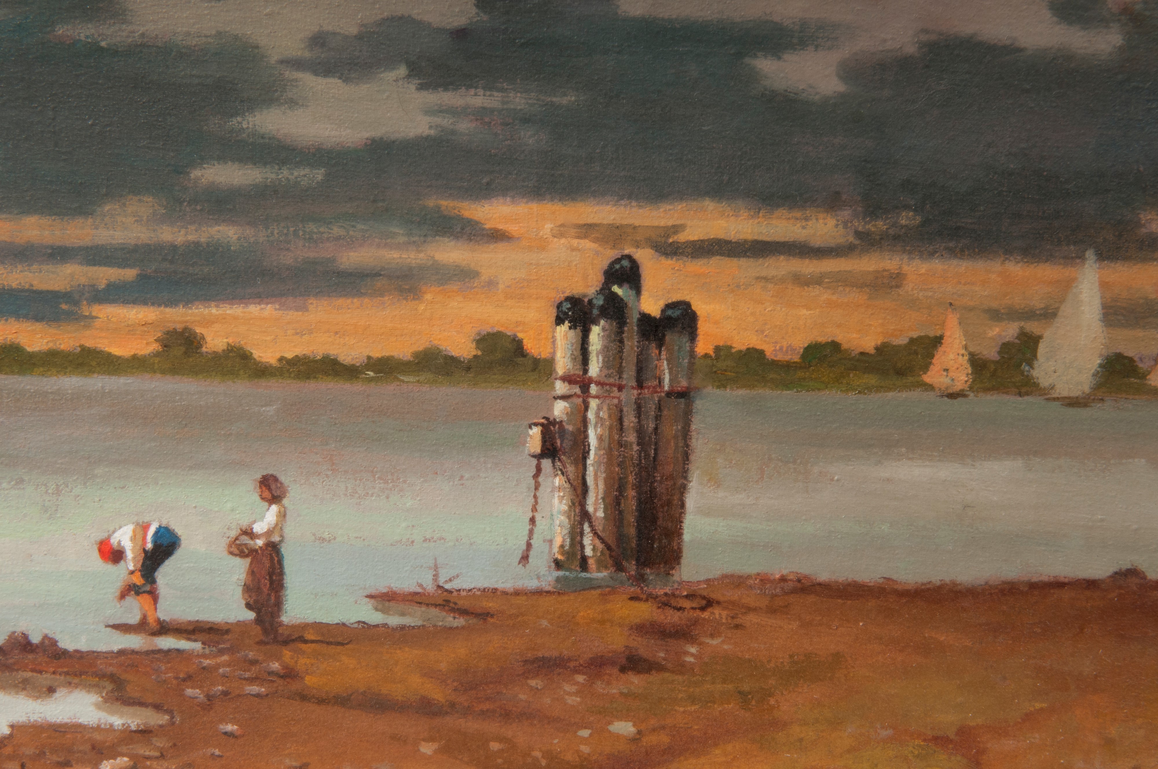 Guglielmo Ciardi - Bonaccia in Laguna