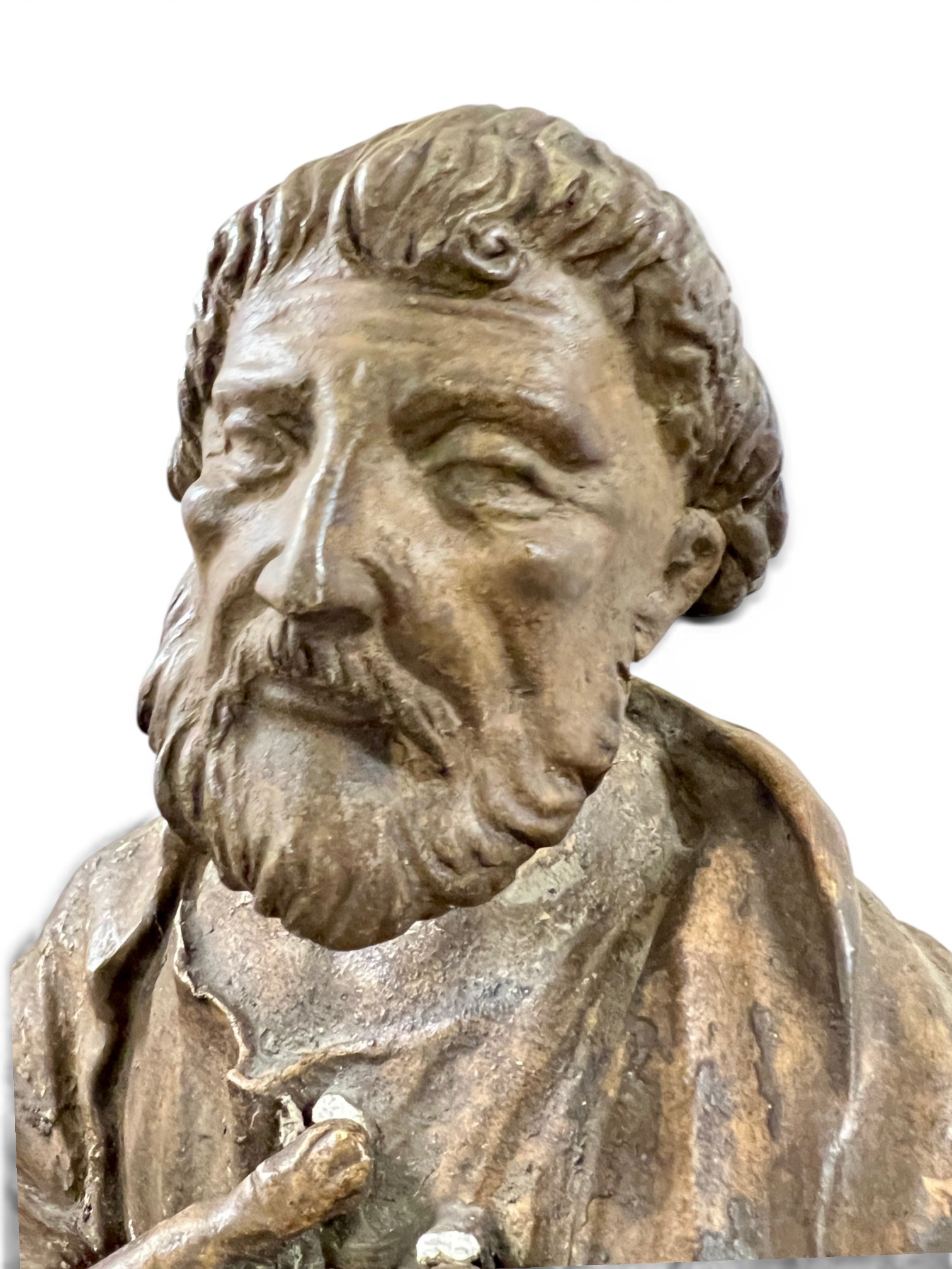 Statua in terracotta raffigurante San Giuseppe