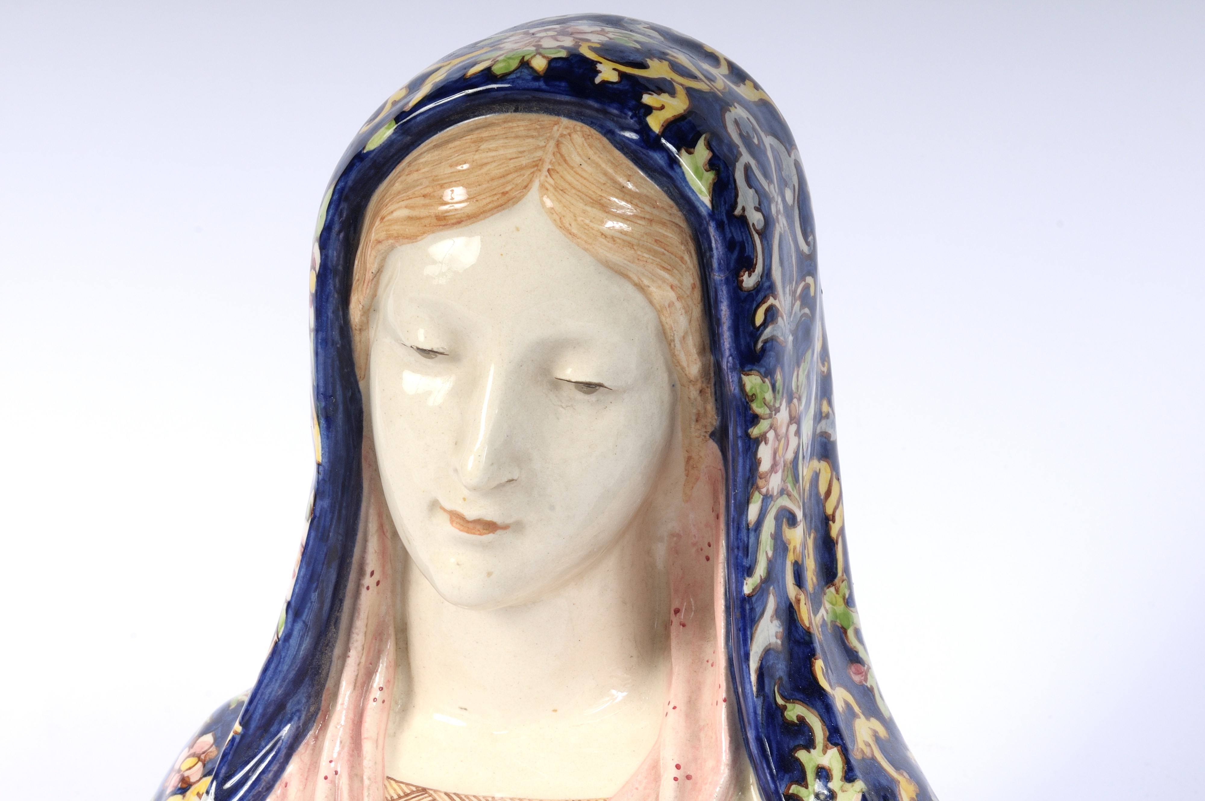 Madonna, Scultura in Ceramica a Tutto Tondo