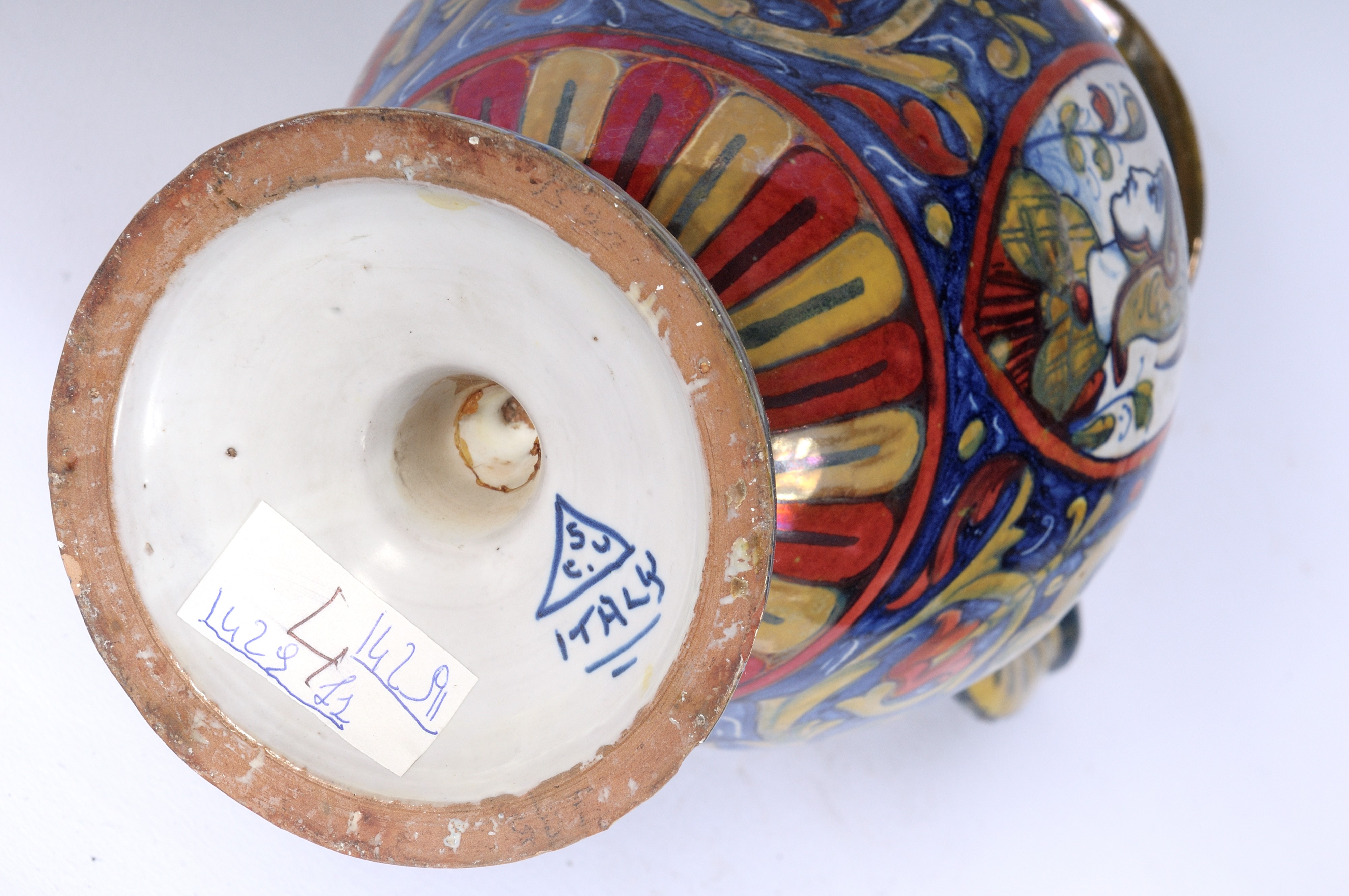 Vaso in Ceramica a Lustro