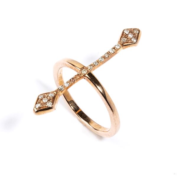 Anello in oro e diamanti