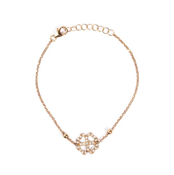 Bracciale in oro con diamanti