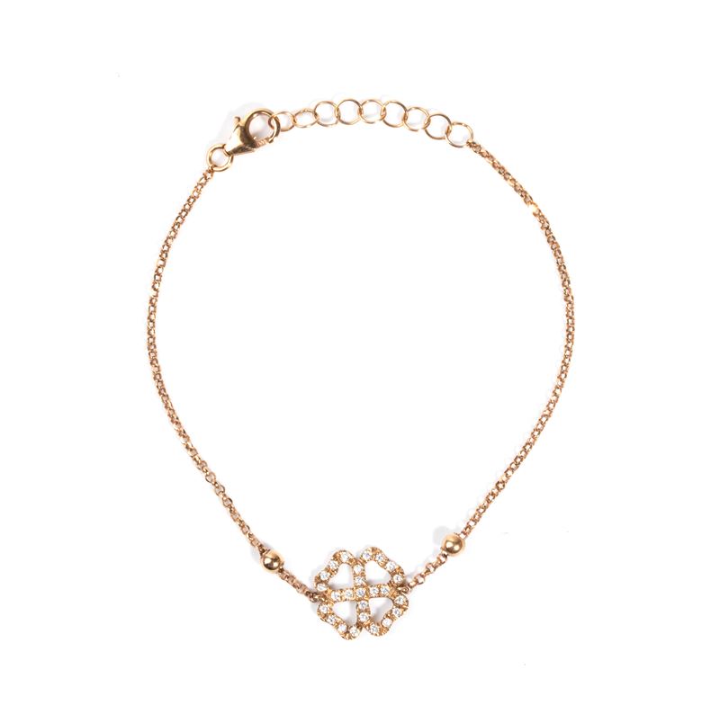 Bracciale in oro con diamanti