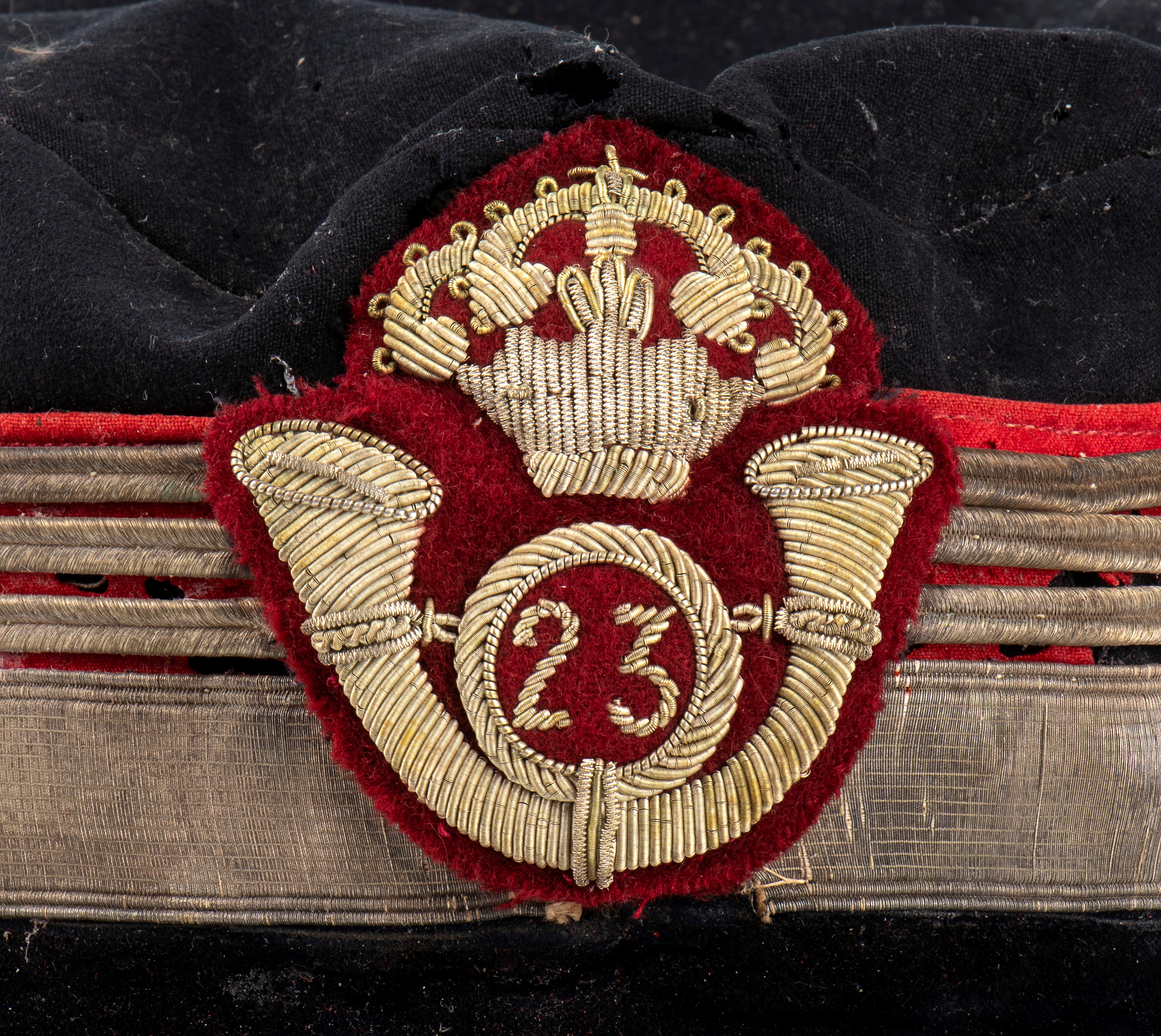 Italia, Regno, berretto da colonnello comandante il 23° Rgt Cavalleggeri Umberto I