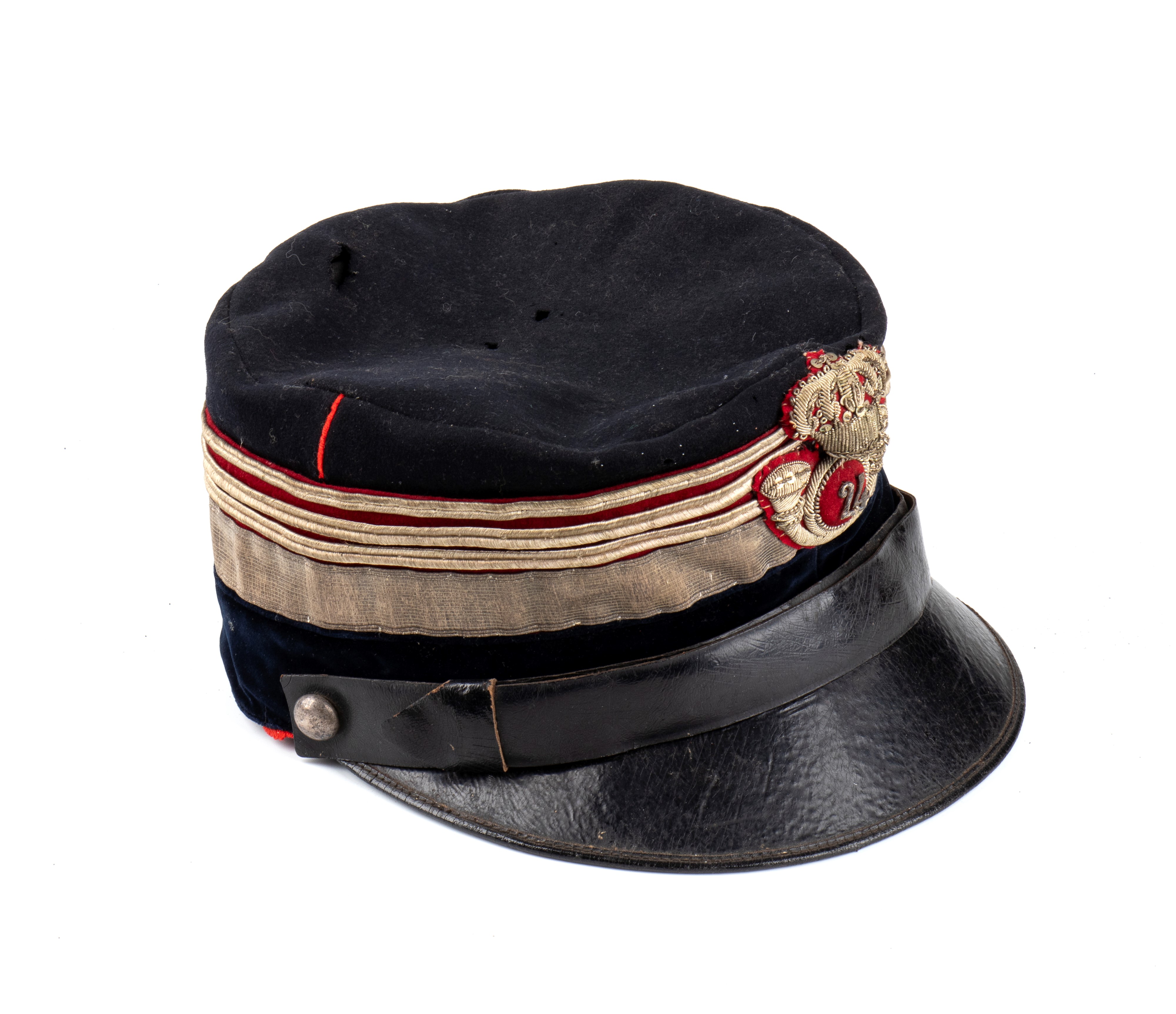 Italia, Regno, berretto M.1903 da Colonnello titolare del 24° Reggimento dei Cavalleggeri di Vice...