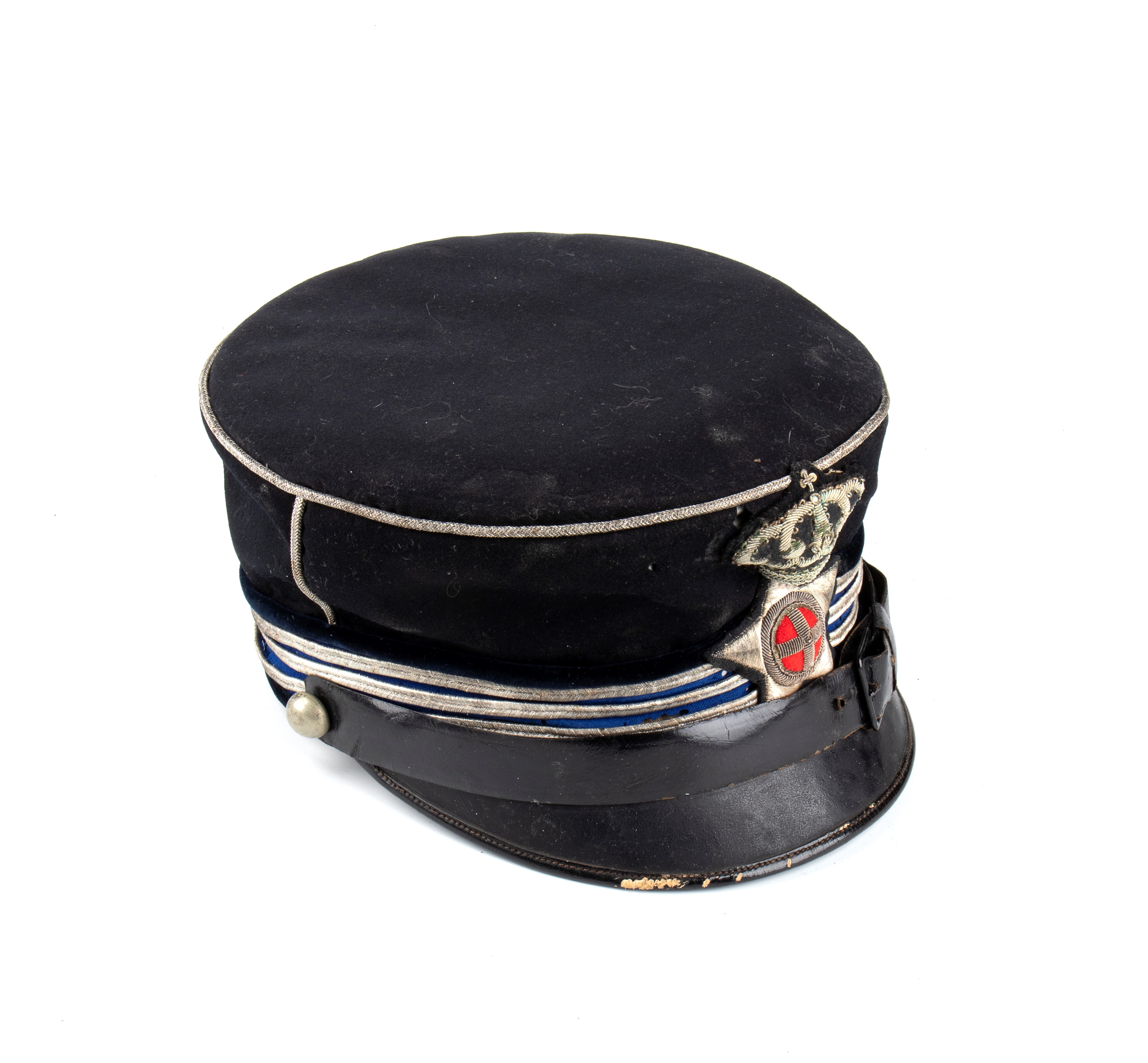 Italia, Regno, periodo Umbertini,berretto m. 1880 da capitano veterinario della riserva