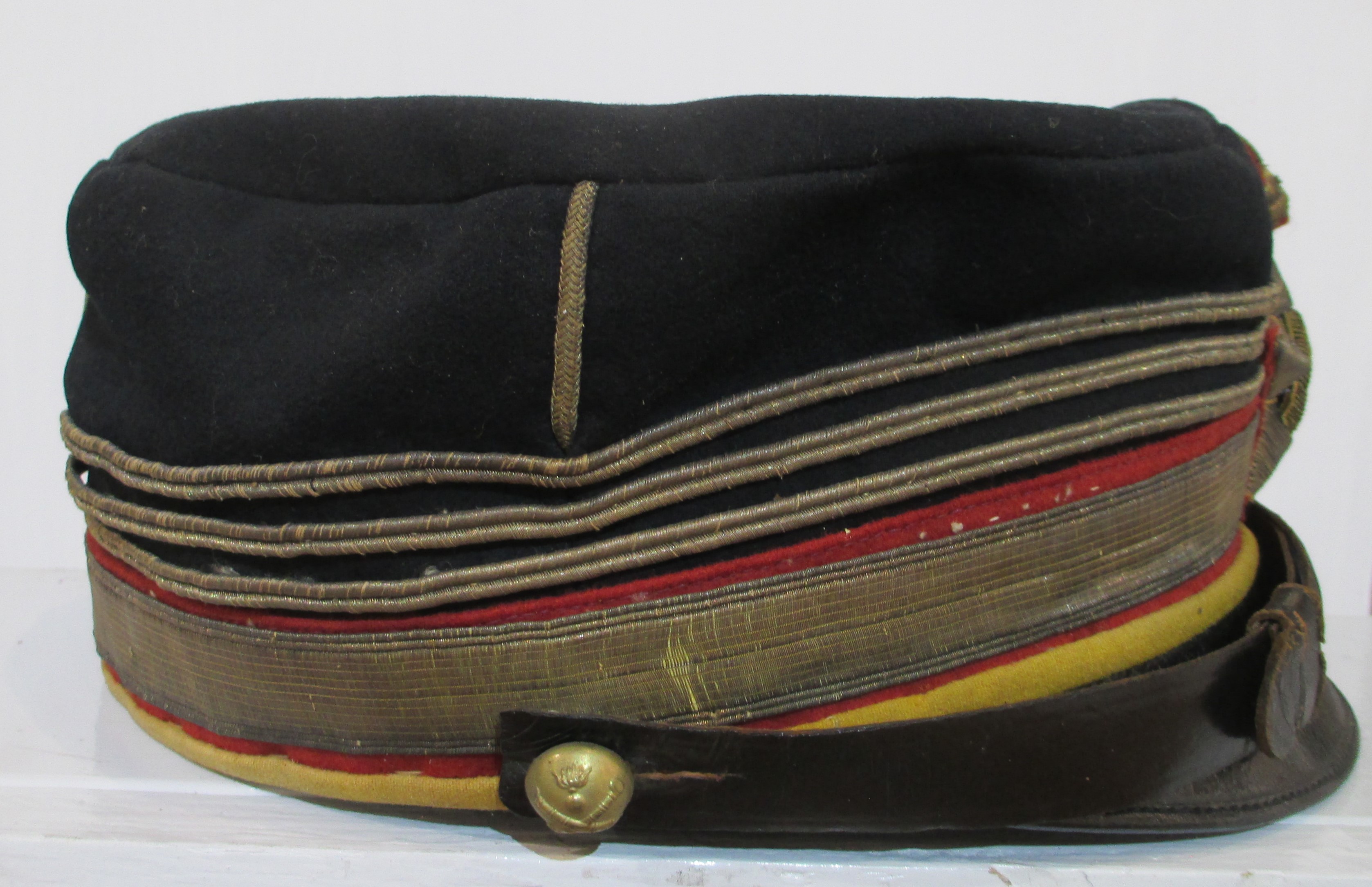 Italia, Regno periodo Umbertino, Berretto da Colonnello Comandante di Artiglieria (m. 1871), terz...