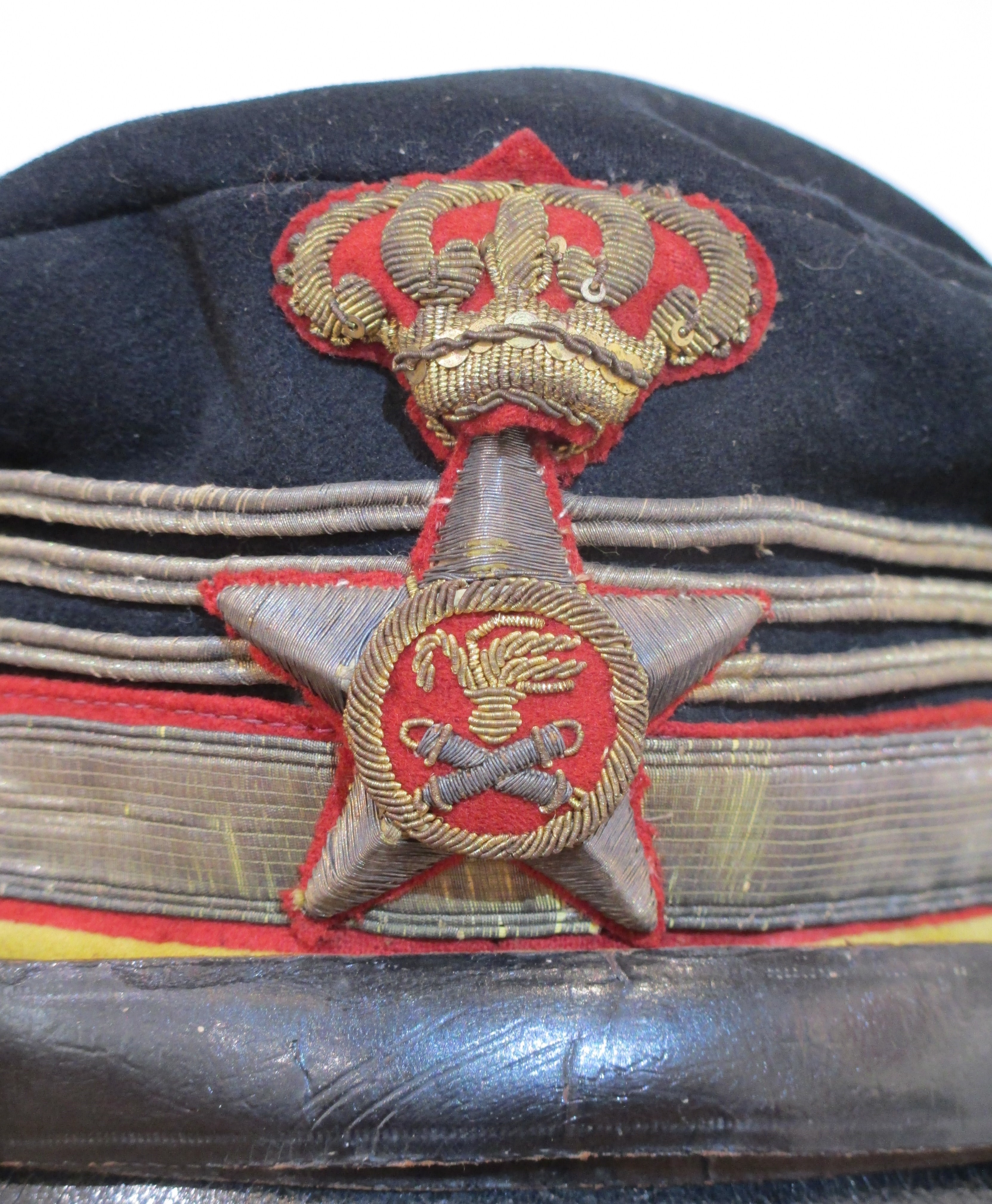 Italia, Regno periodo Umbertino, Berretto da Colonnello Comandante di Artiglieria (m. 1871), terz...