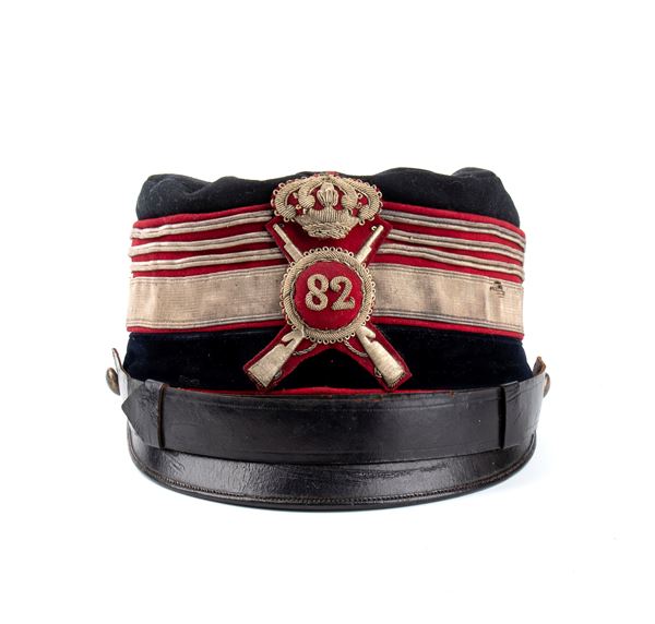 Italia, Regno, berretto M. 1903 Colonnello  Comandante 82° fanteria Torino