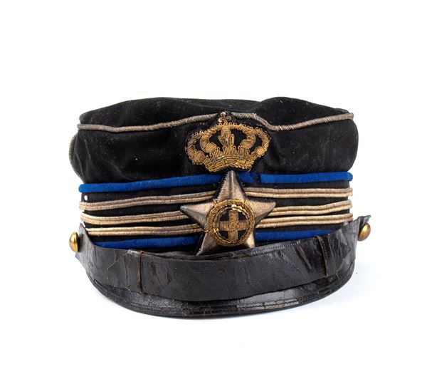 Italia, Regno, periodo umbertino, berretto m 1880 da capitano contabile