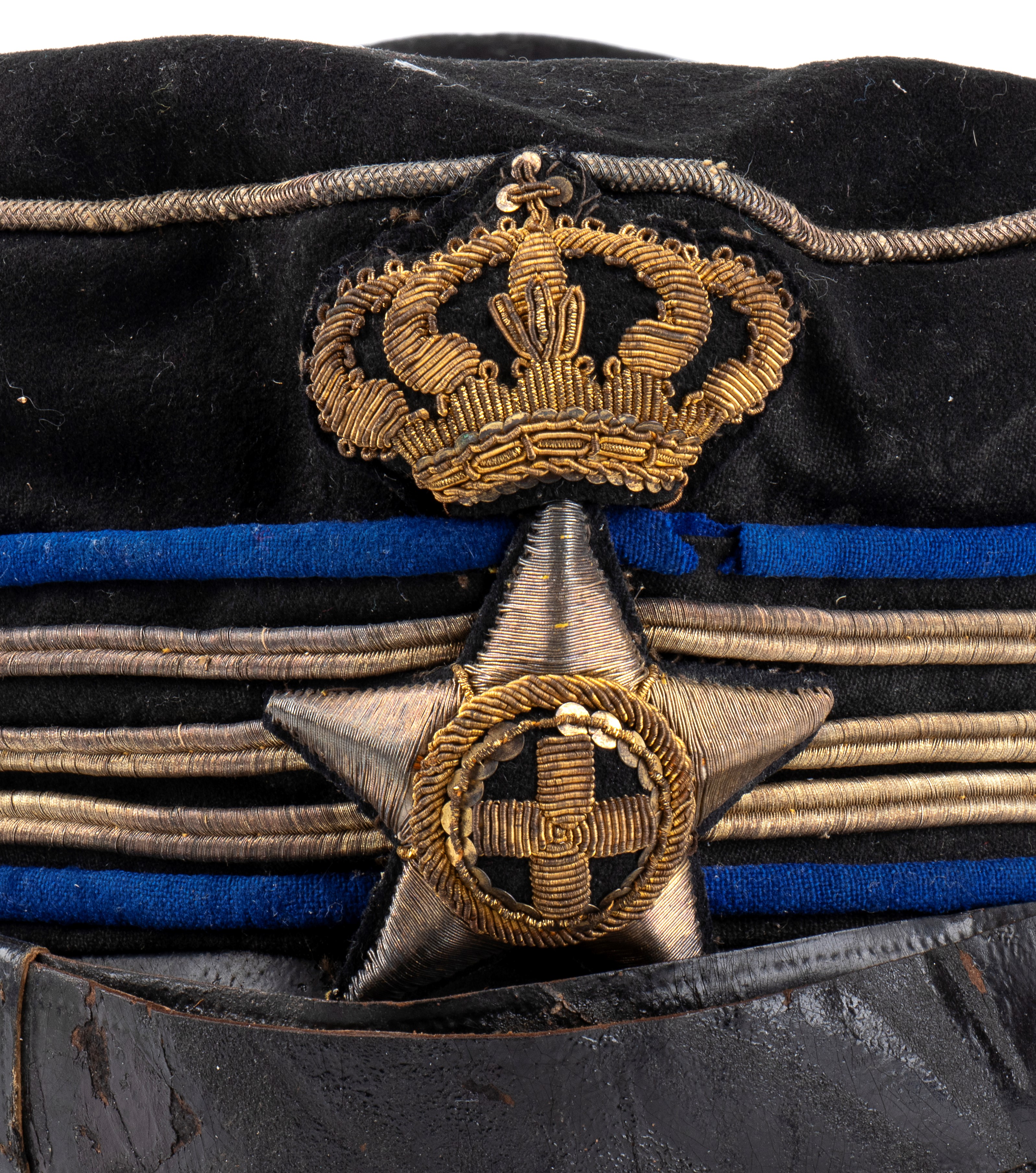 Italia, Regno, periodo umbertino, berretto m 1880 da capitano contabile