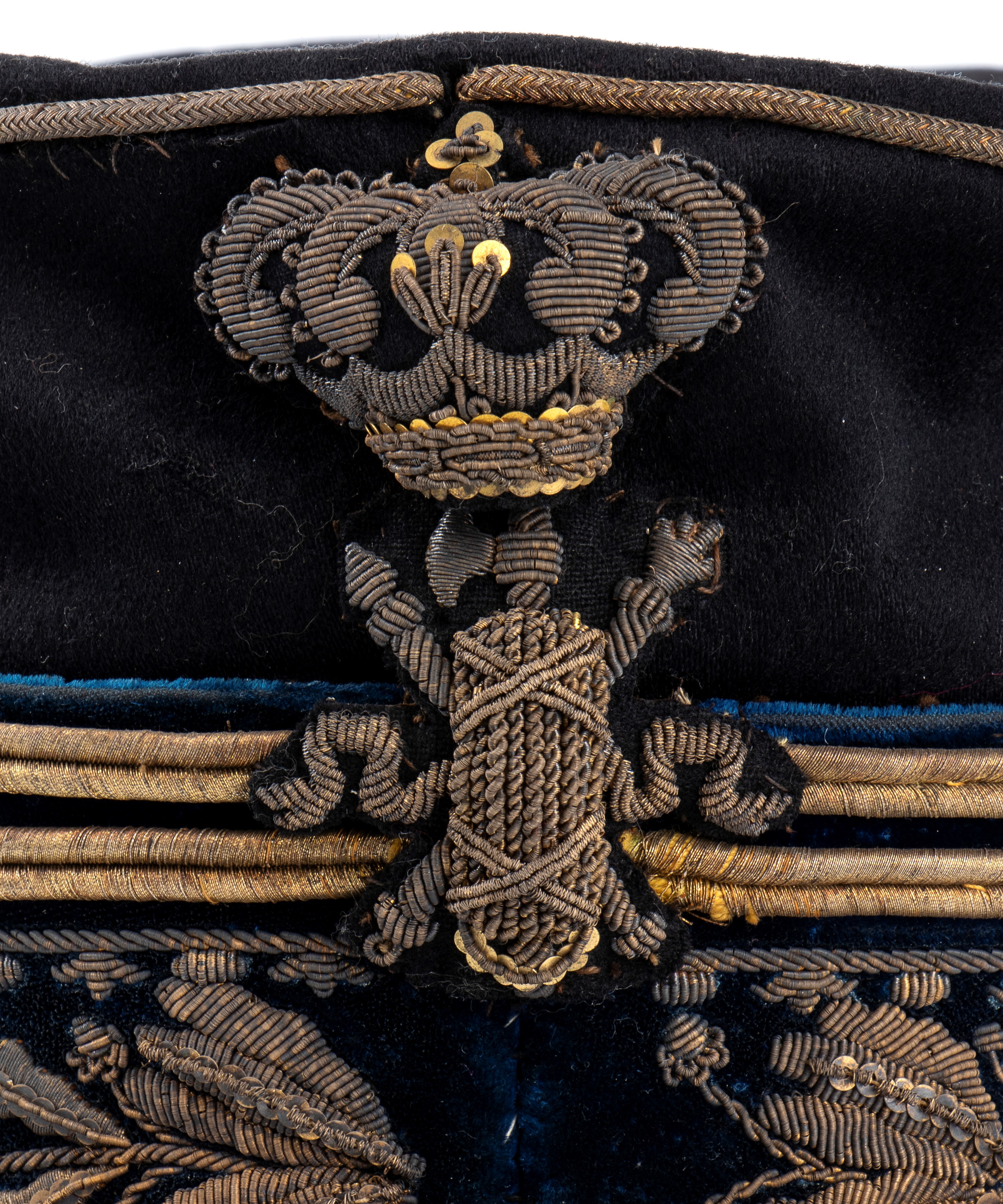 Italia, Regno, periodo Umbertini, berretto da tenente generale della Giustizia Militare