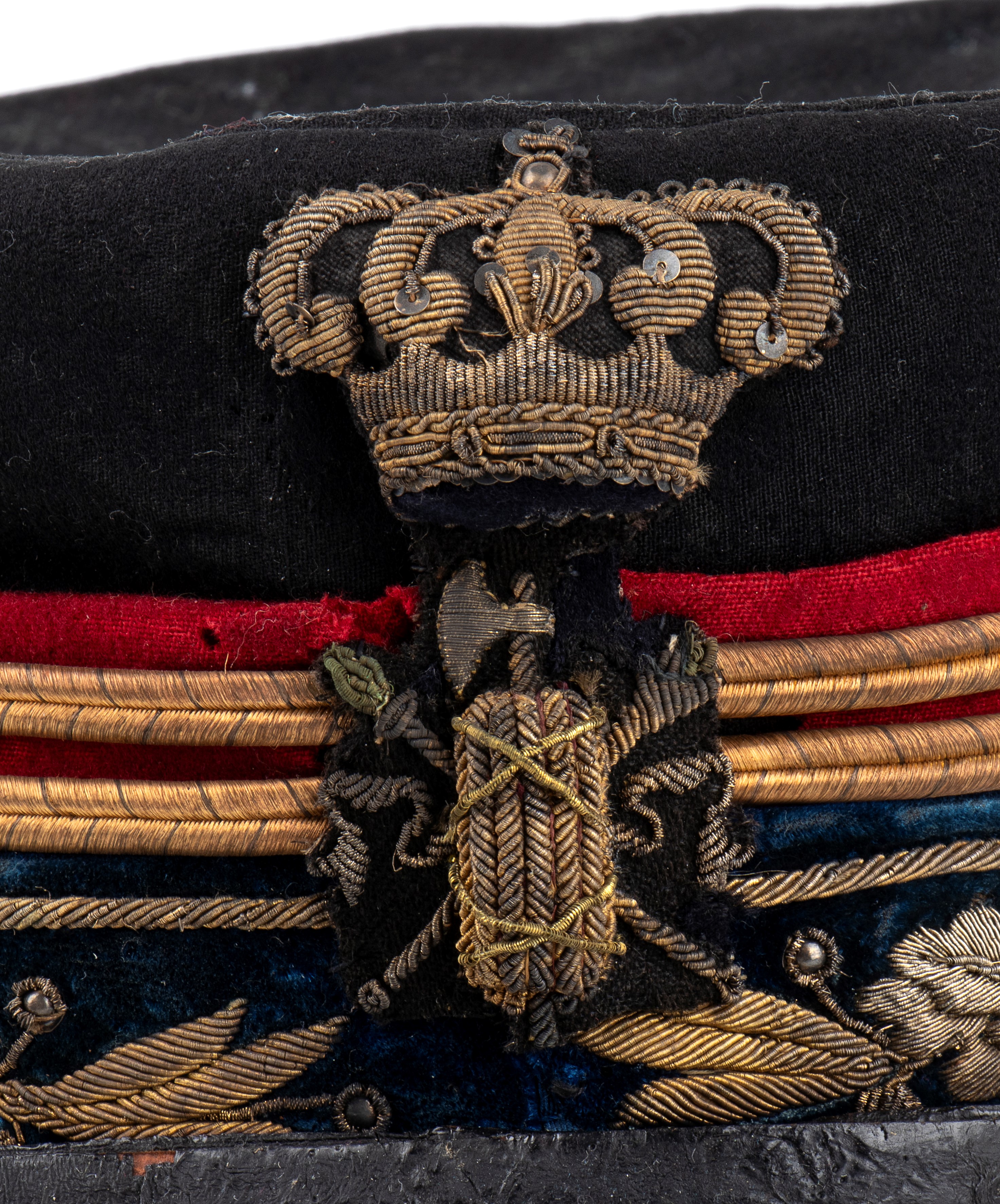 Italia, Regno, berretto m. 1903 da Tenente Generale ispettore della giustizia Militare