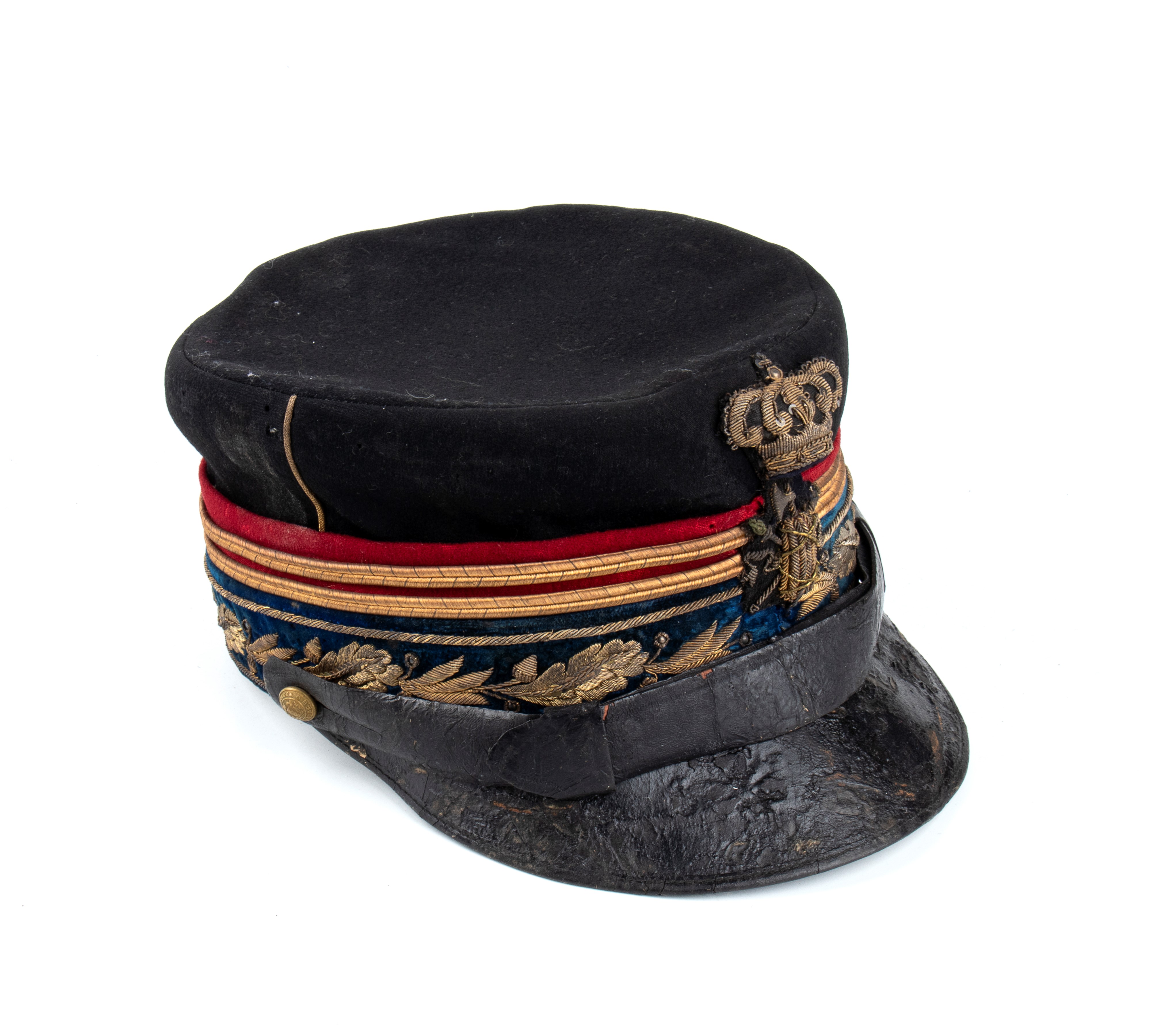 Italia, Regno, berretto m. 1903 da Tenente Generale ispettore della giustizia Militare