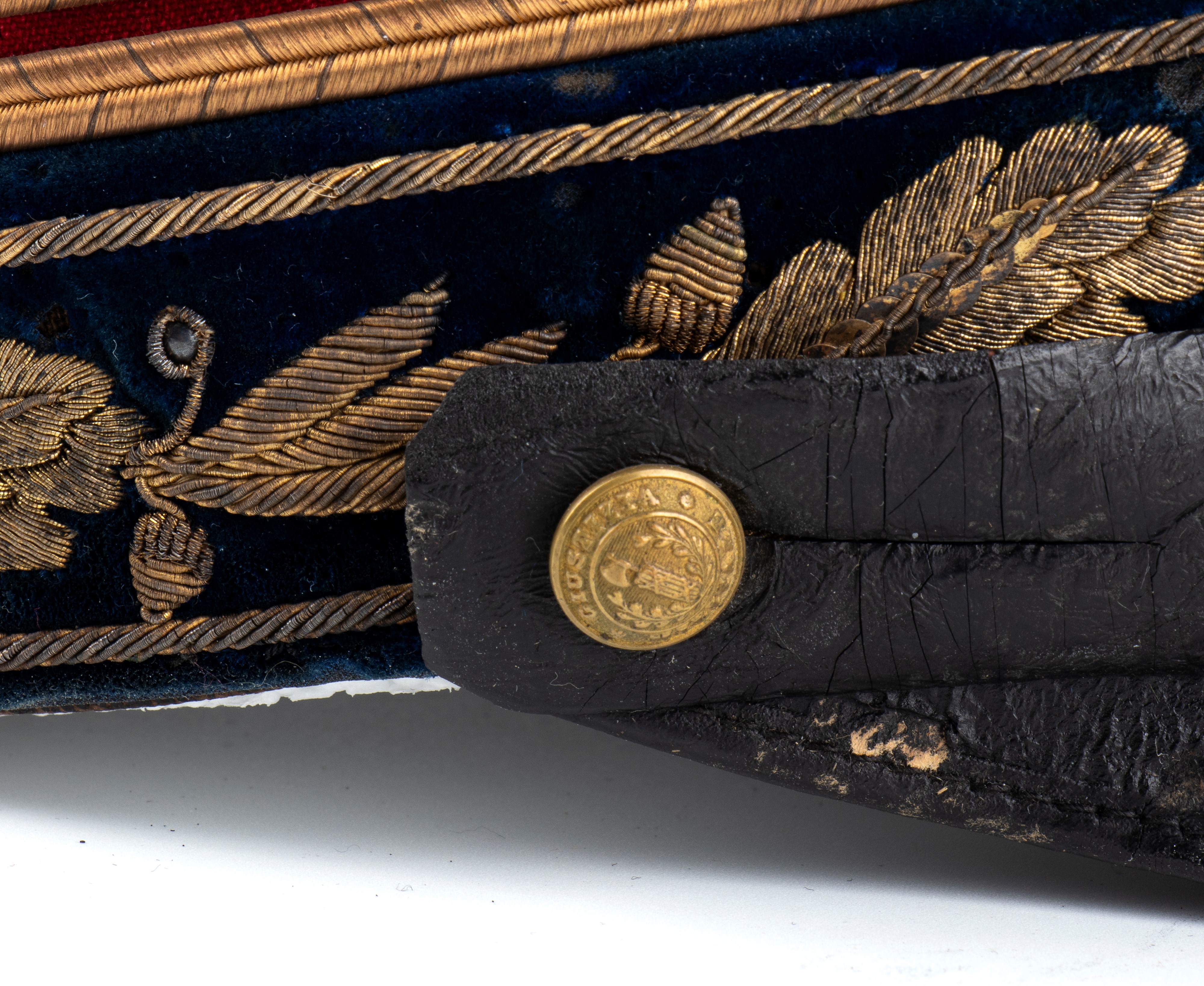 Italia, Regno, berretto m. 1903 da Tenente Generale ispettore della giustizia Militare