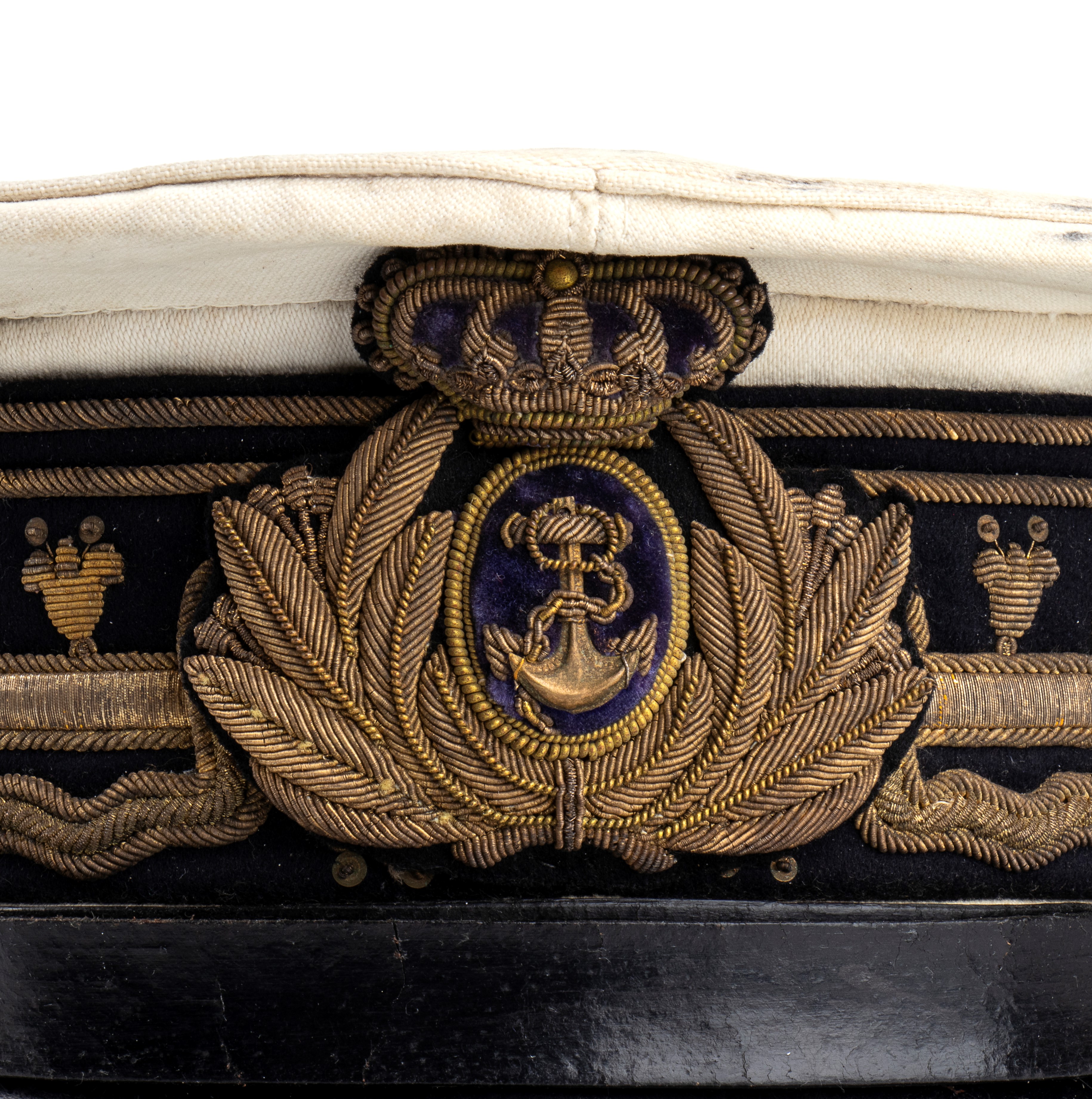 Italia ,Regno, berretto da Ammiraglio di Divisione Navale