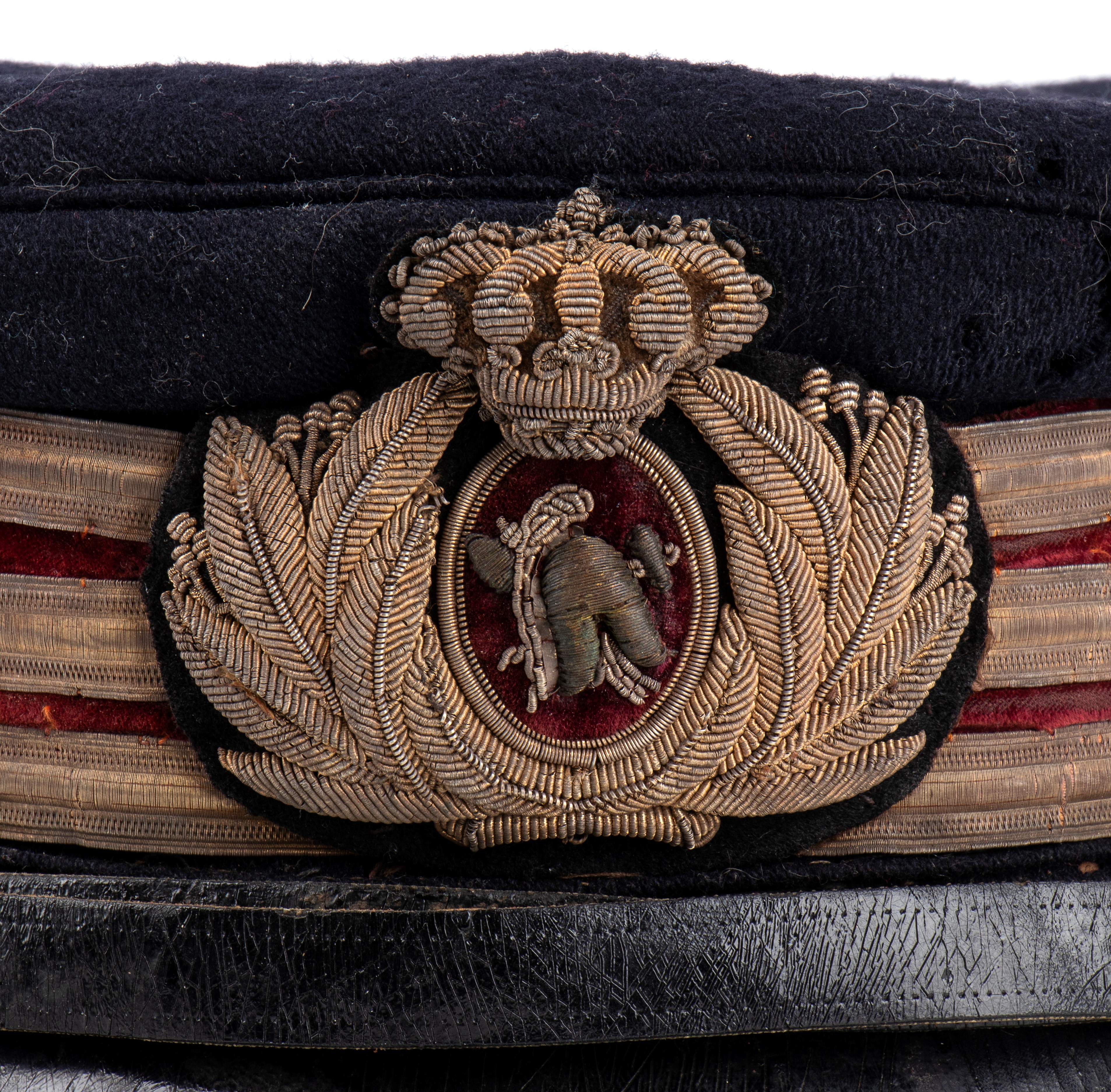 Italia, Regno, berretto da capitano del Genio navale
