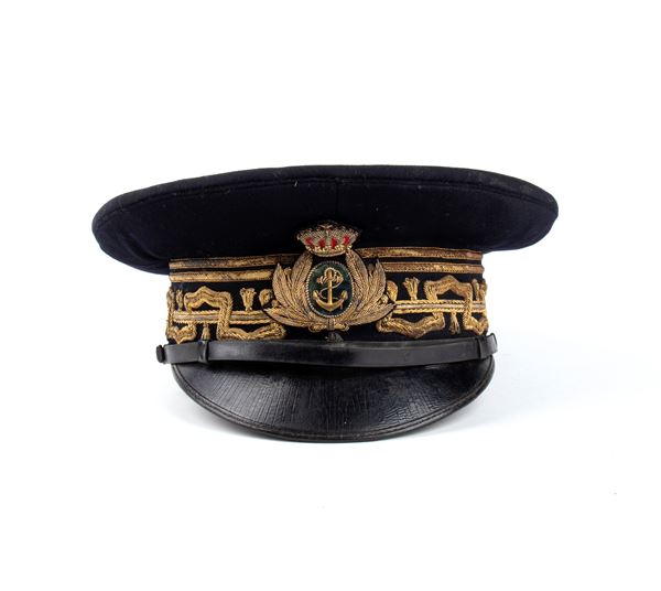 Italia, Regno, berretto da Ammiraglio di Squadra Navale