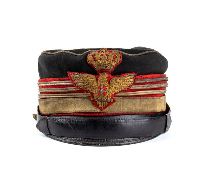Italia, Regno, periodo Umbertino, berretto m. 1880 da Colonnello Comandante di Stato Maggiore