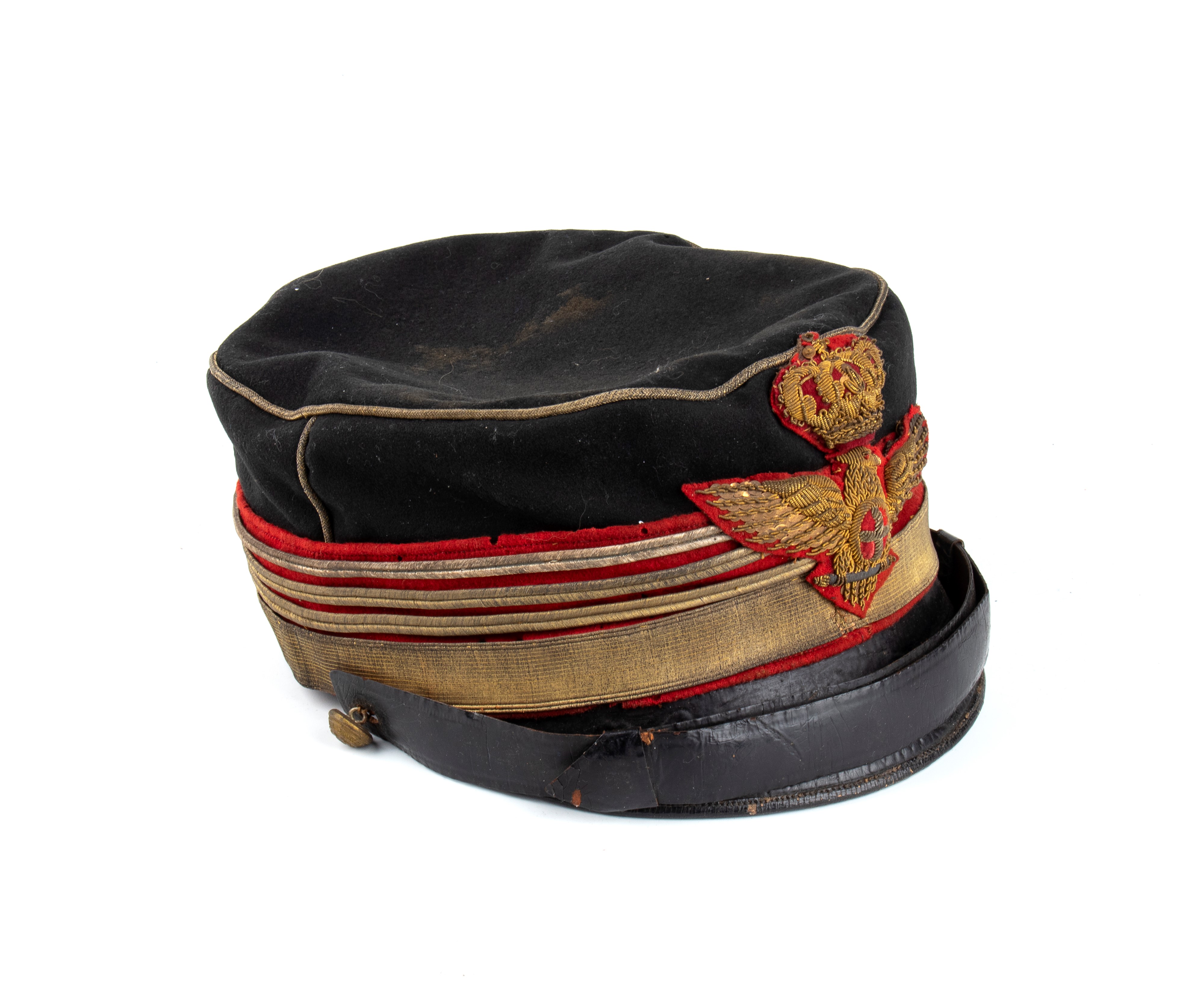 Italia, Regno, periodo Umbertino, berretto m. 1880 da Colonnello Comandante di Stato Maggiore