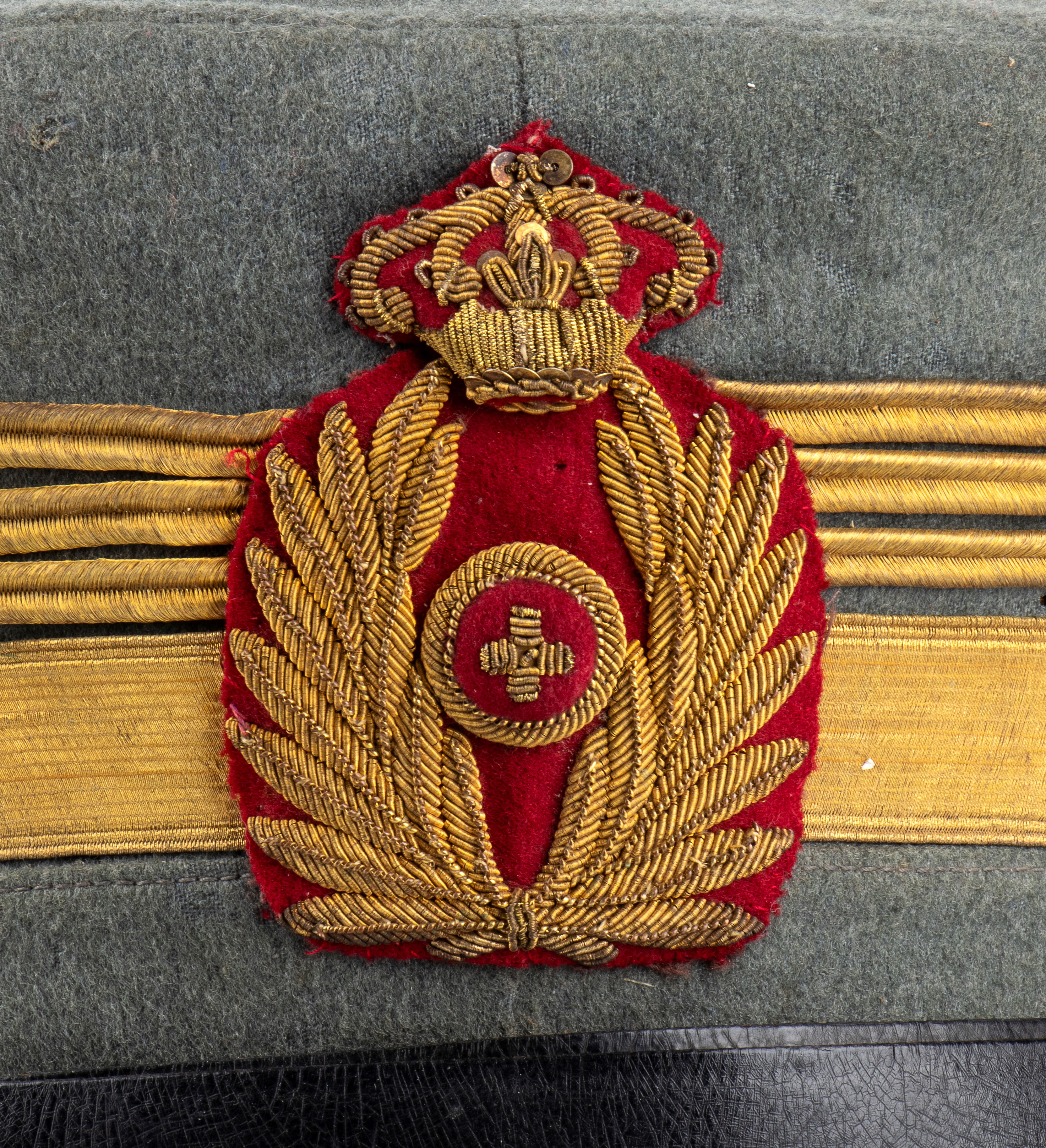 Italia, Regno, berretto M. 1927 da colonnello comandante del corpo di commissariato militare