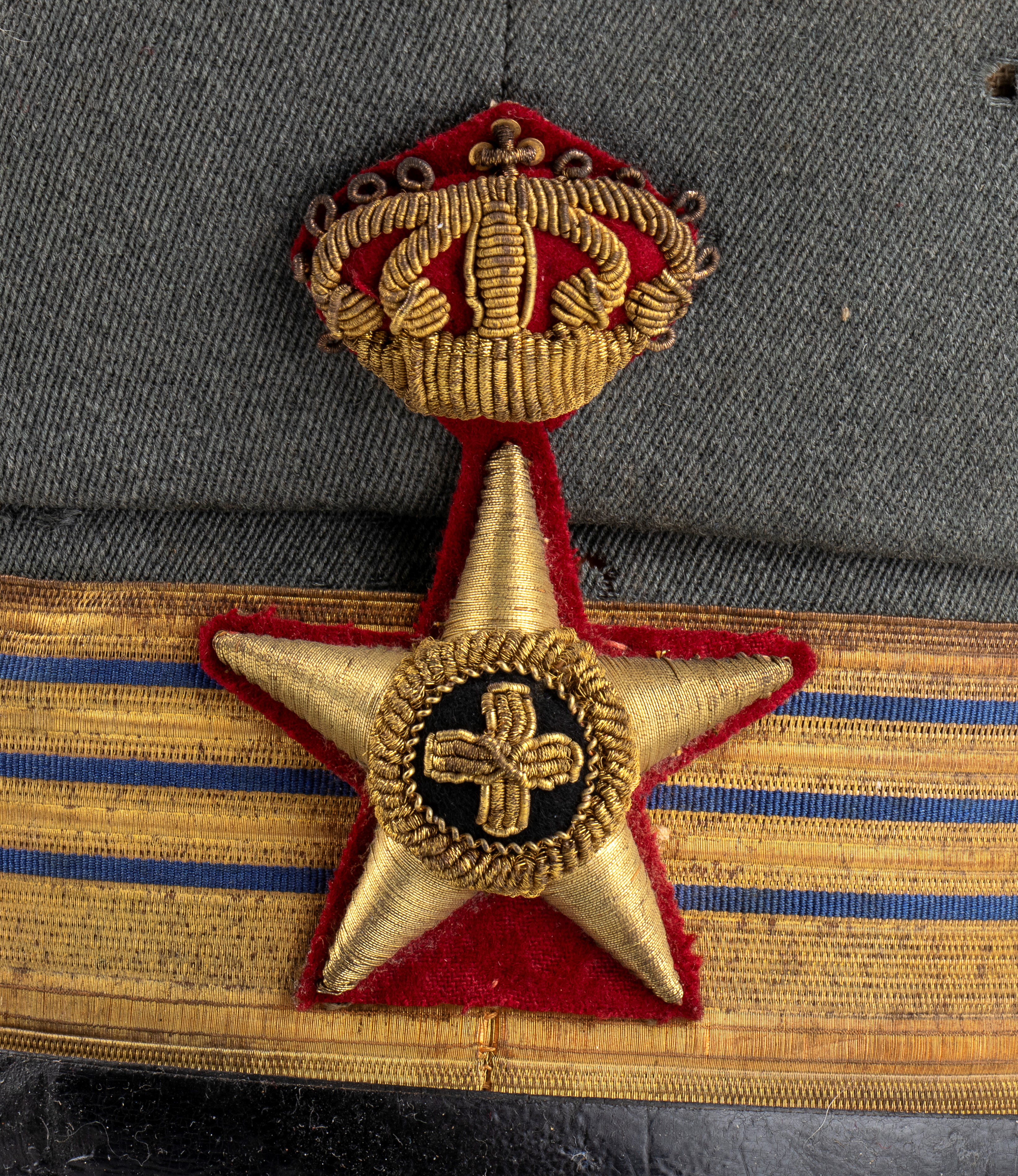 Italia, Regno, berretto M. 34 da colonnello comandante del servizio contabile