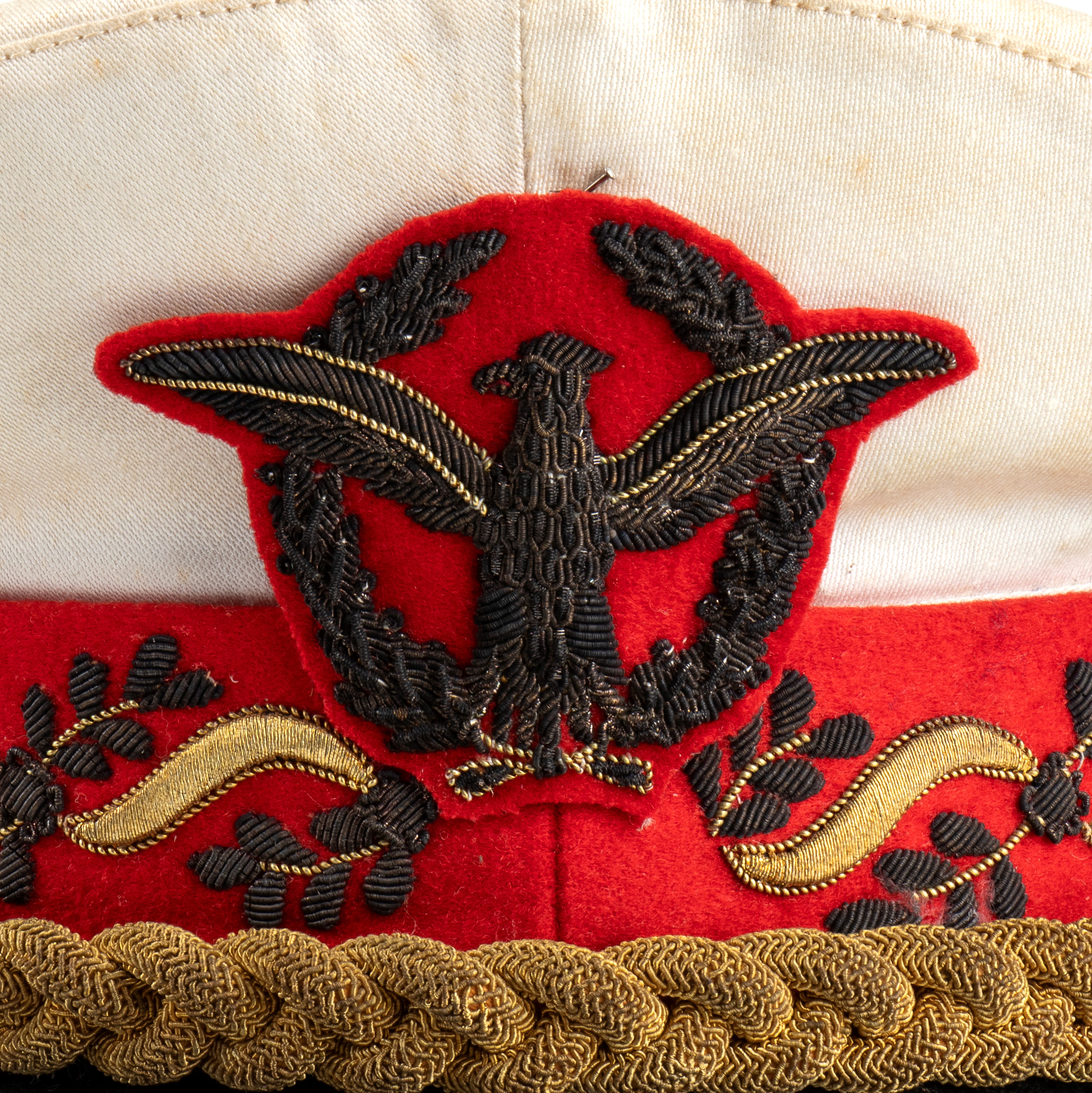 Italia, Repubblica, Berretto per l'uniforme tropicale del Corpo Diplomatico, Ambasciatore
