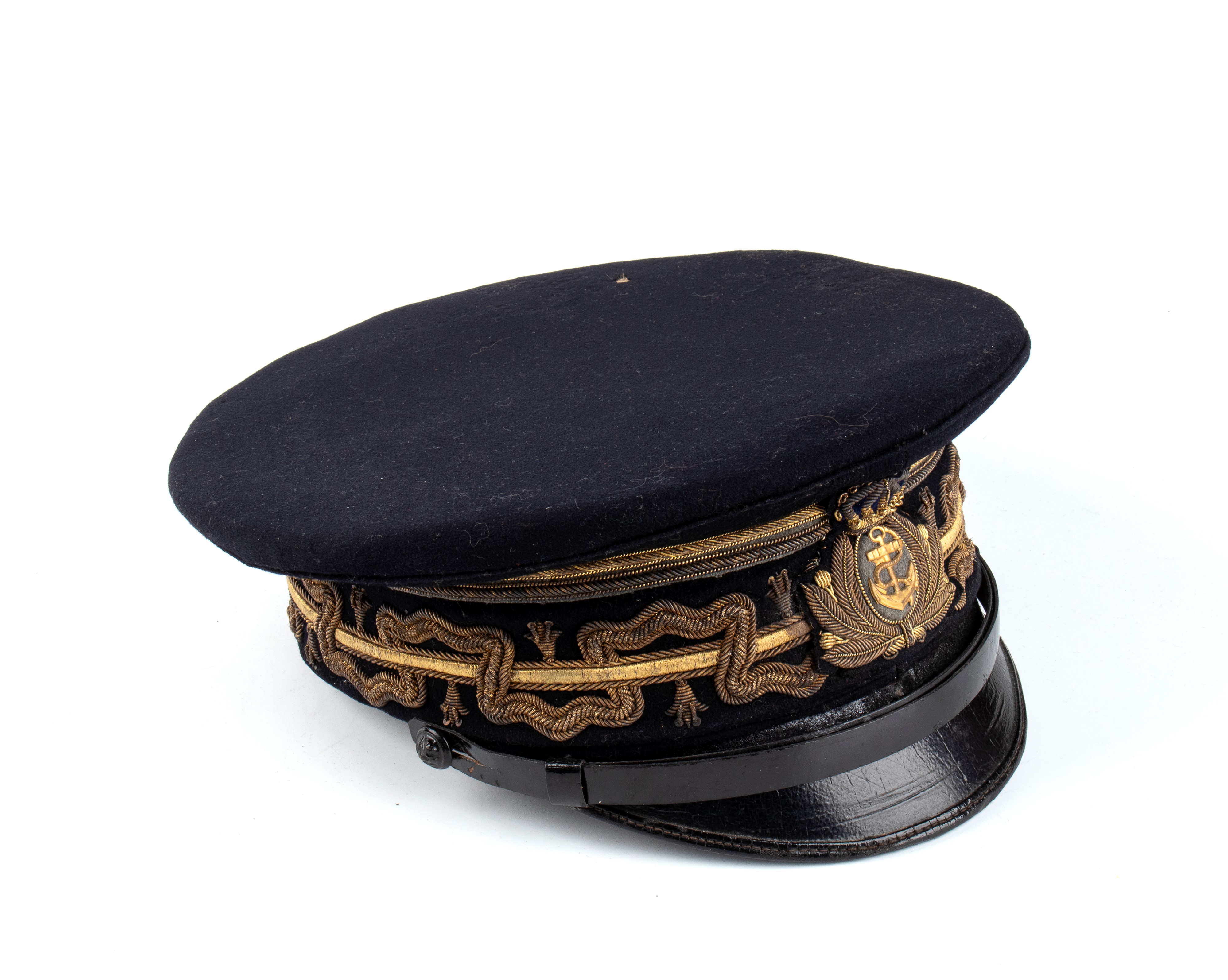 Italia, Regno, Berretto da Tenente generale della Capitaneria di porto, primo quarto XX secolo