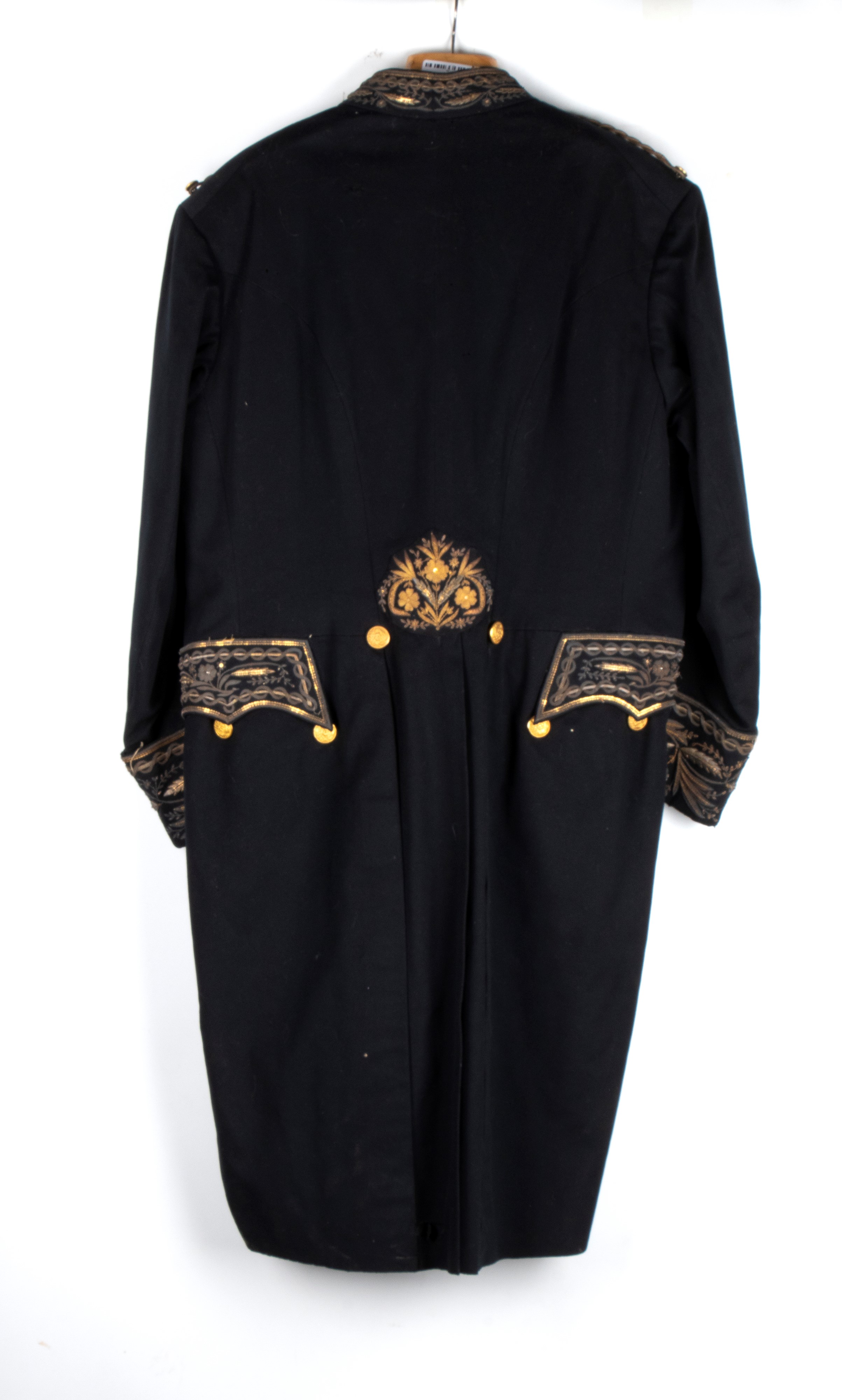 Italia, Regno, periodo Umbertino, uniforme diplomatico-consolare, finissimo panno di lana con ric...