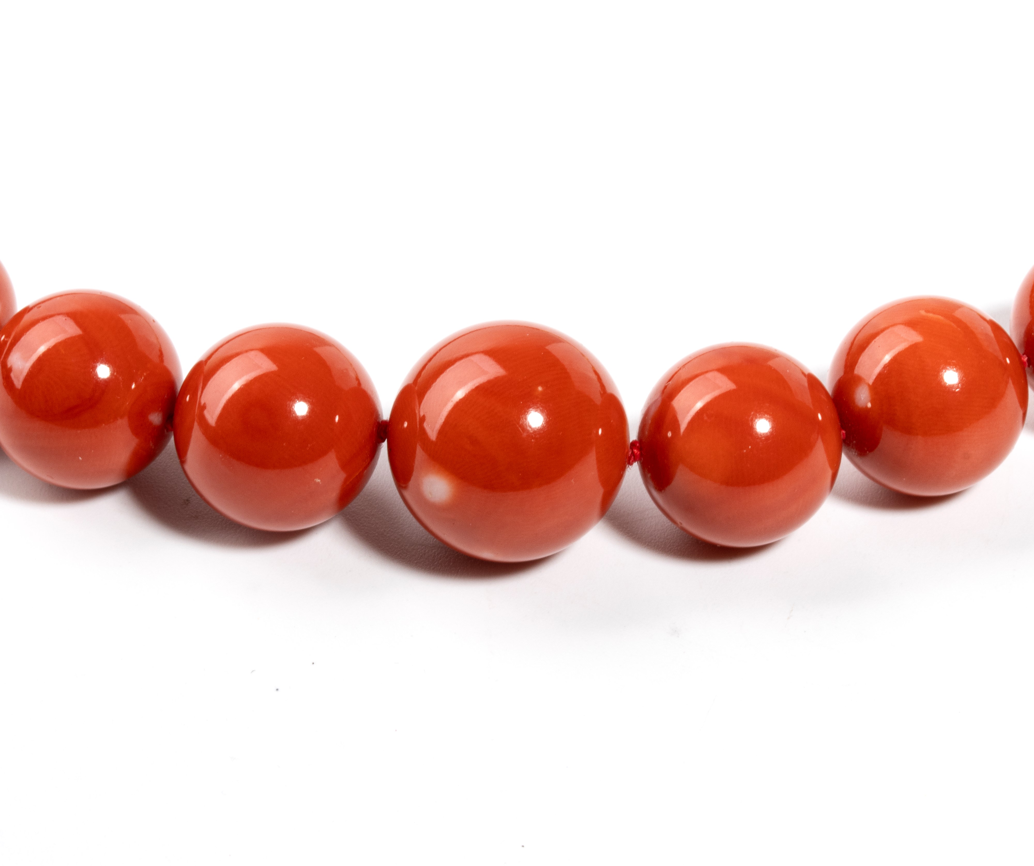 COLLANA IN CORALLO CERASUOLO ED ORO