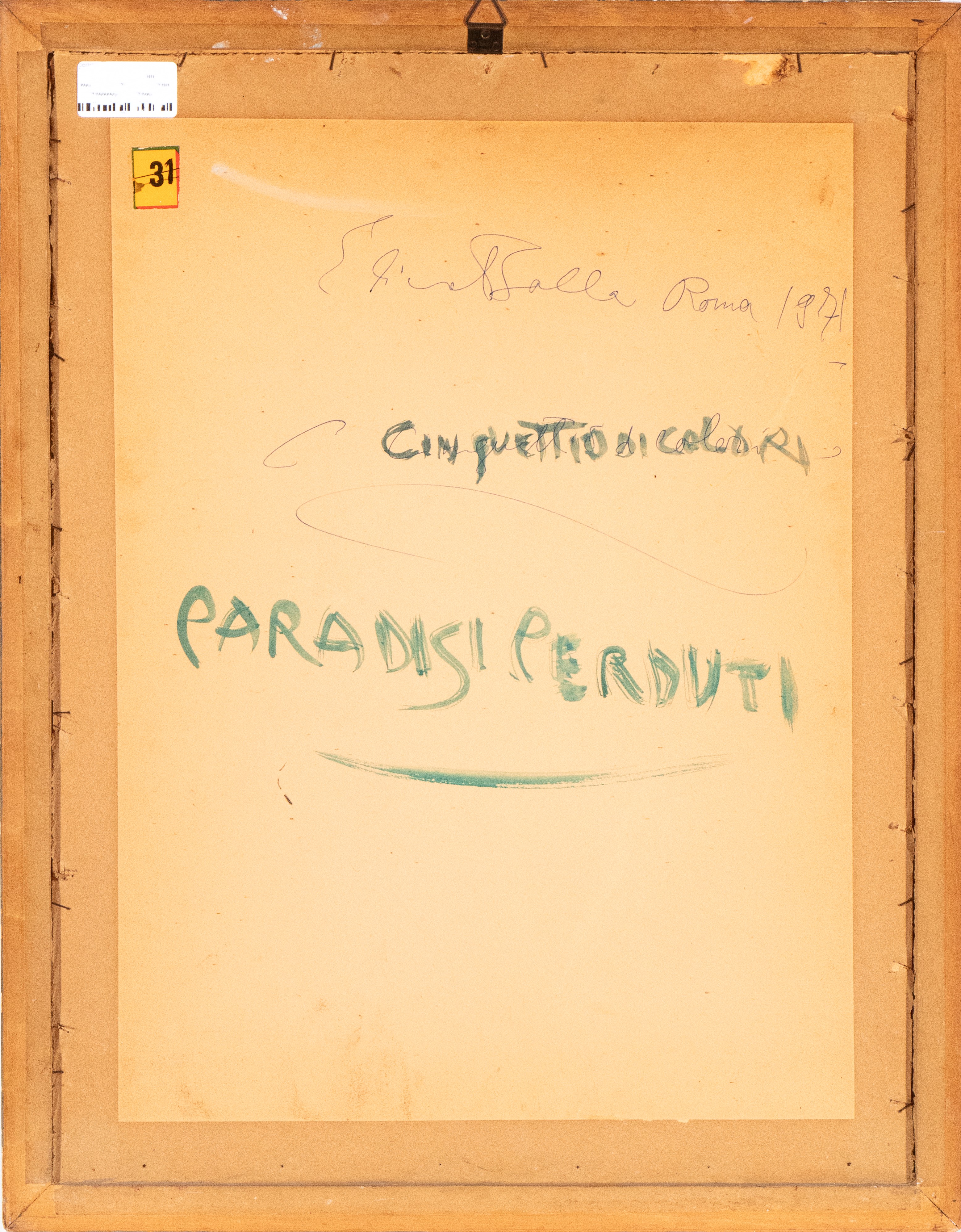 Paradisi perduti, cinguettio di colori