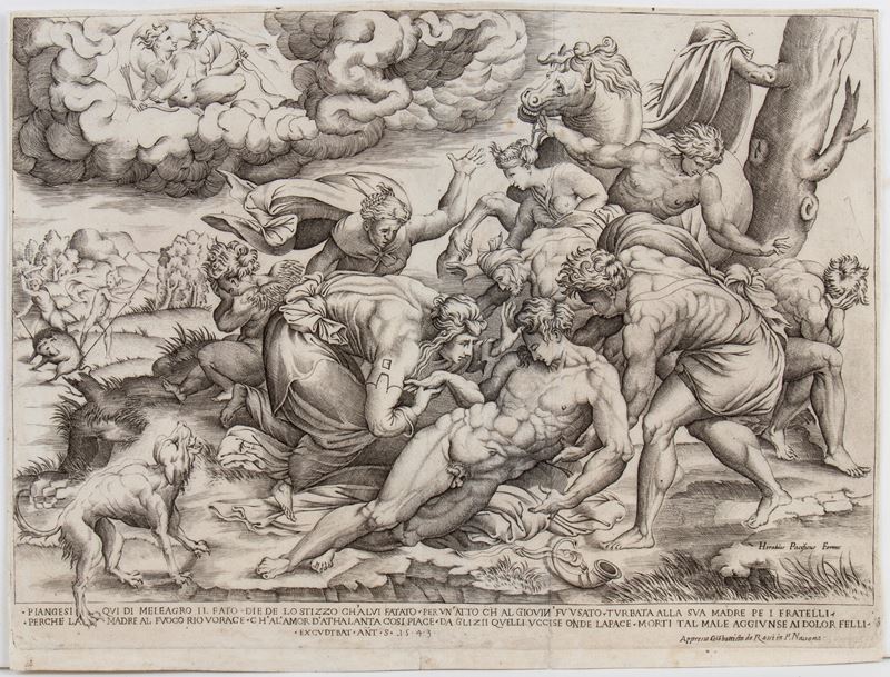 Morte di Meleagro, da Francesco Salviati