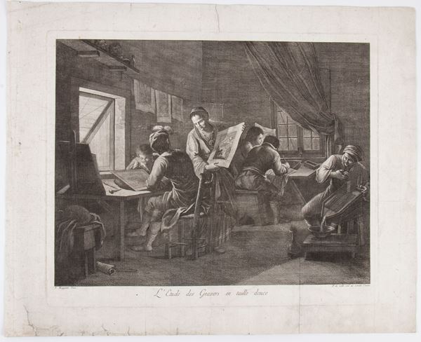 Pellegrino De Colle - L'Etude des Graveurs en taille douce, da Francesco Maggiotto