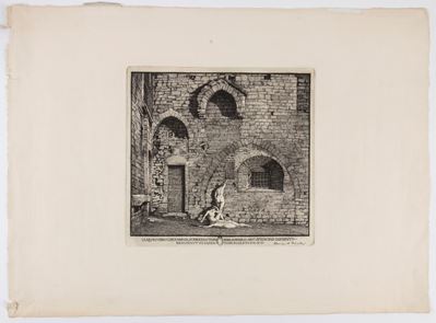 Il muro, acquaforte e bulino